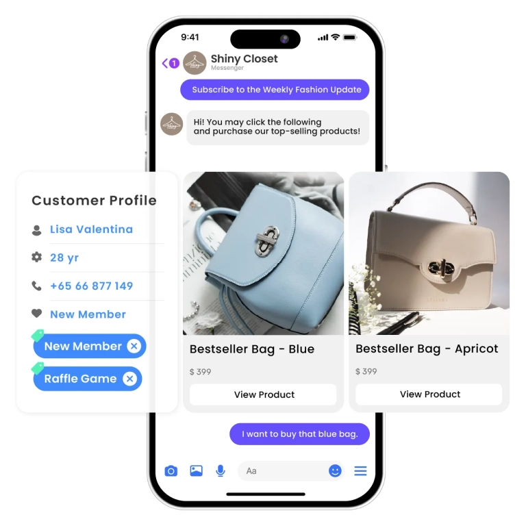 Harness the power of AI to analyze, label, and segment customers with smart auto-tagging.