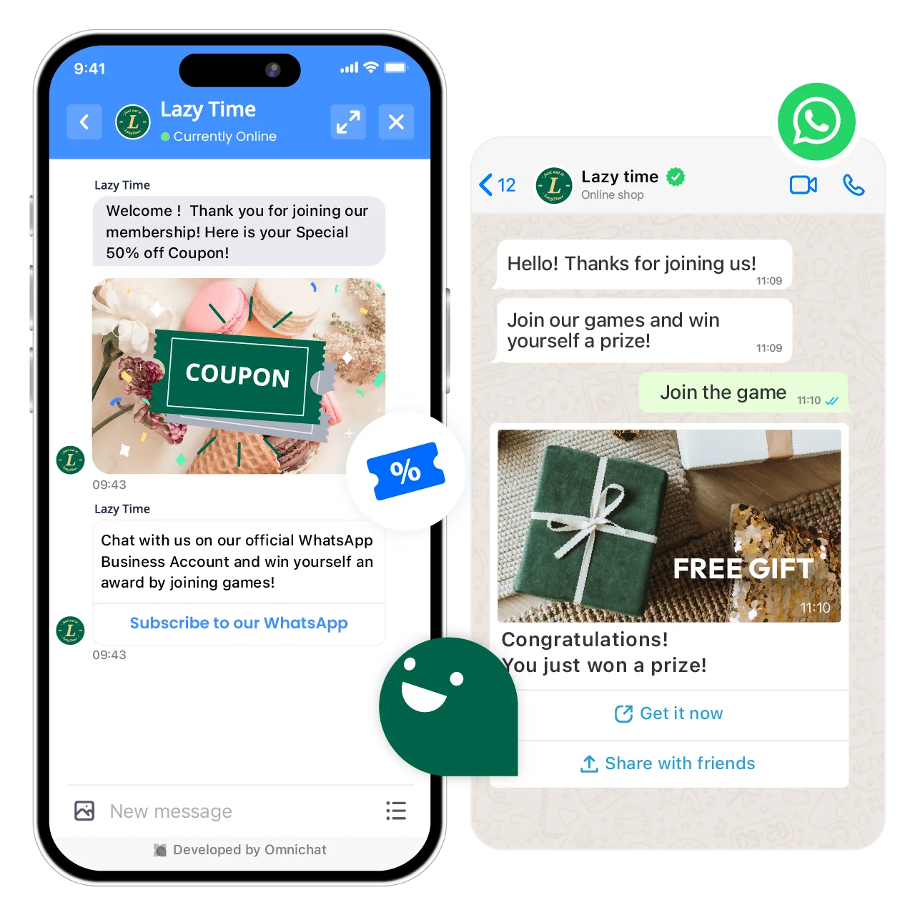 With just one click, customers can invite their friends to join the game, resulting in free advertising.