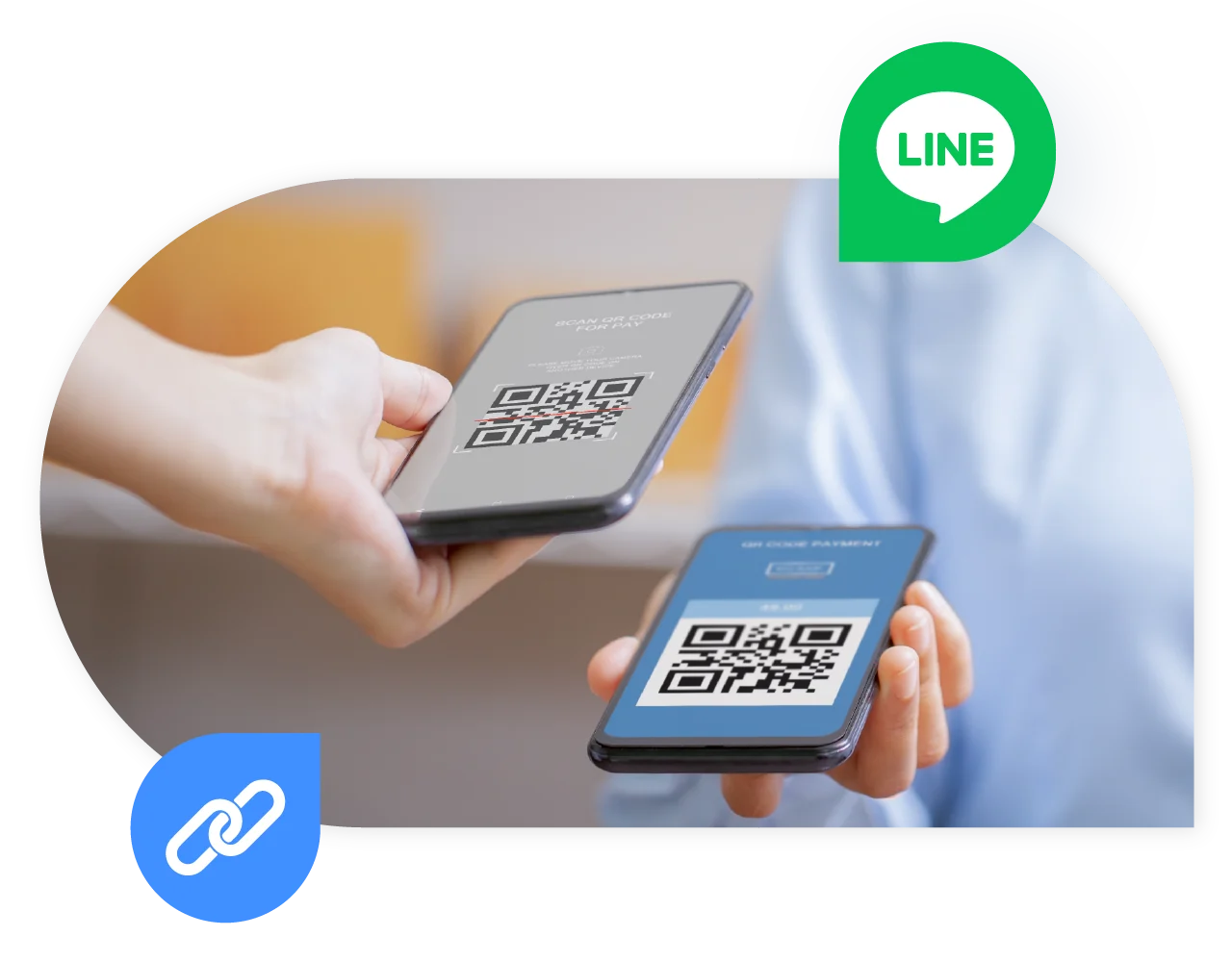 Customers connect with the brand’s official LINE account