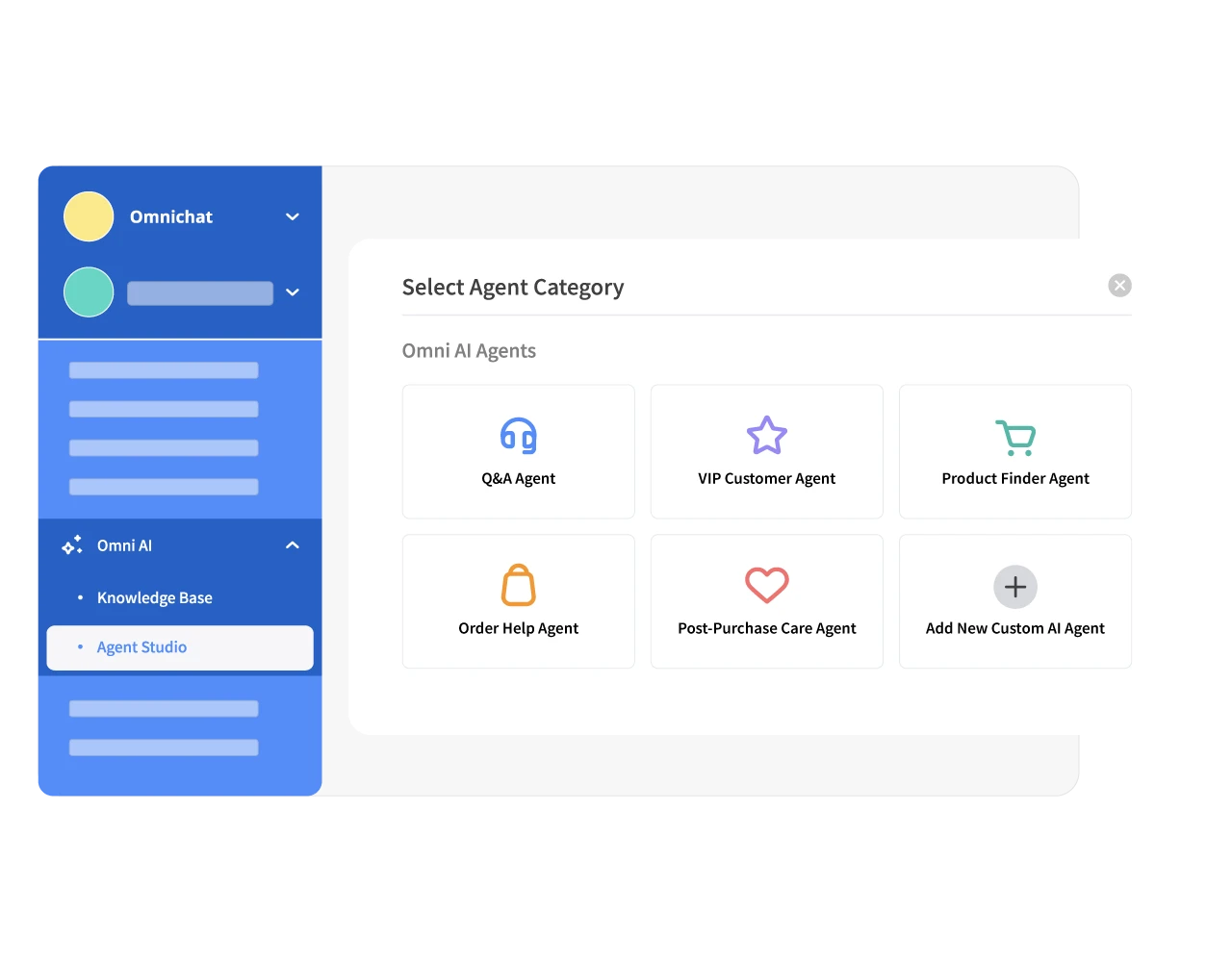 Omni AI Studio to build and train custom AI agents for business needs