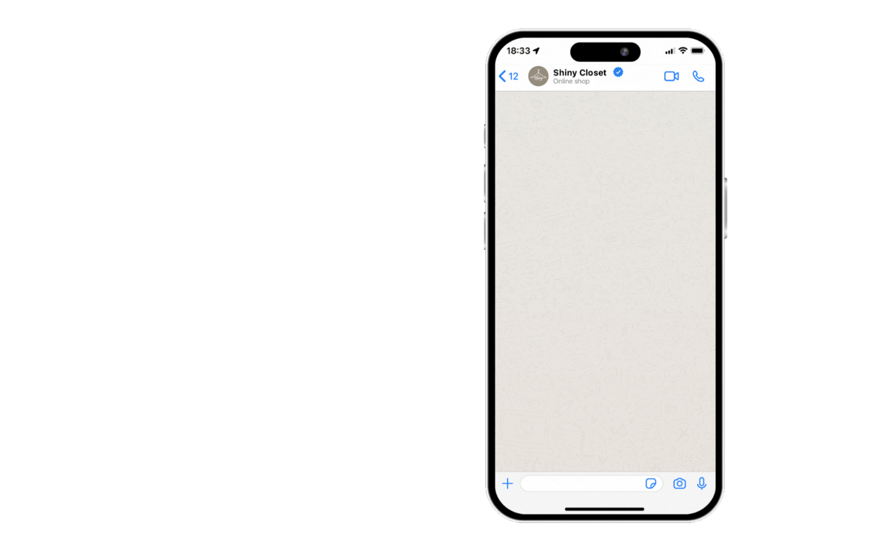 Animated WhatsApp chatbot flow with welcome message, product cards, and coupon reward across multiple channels