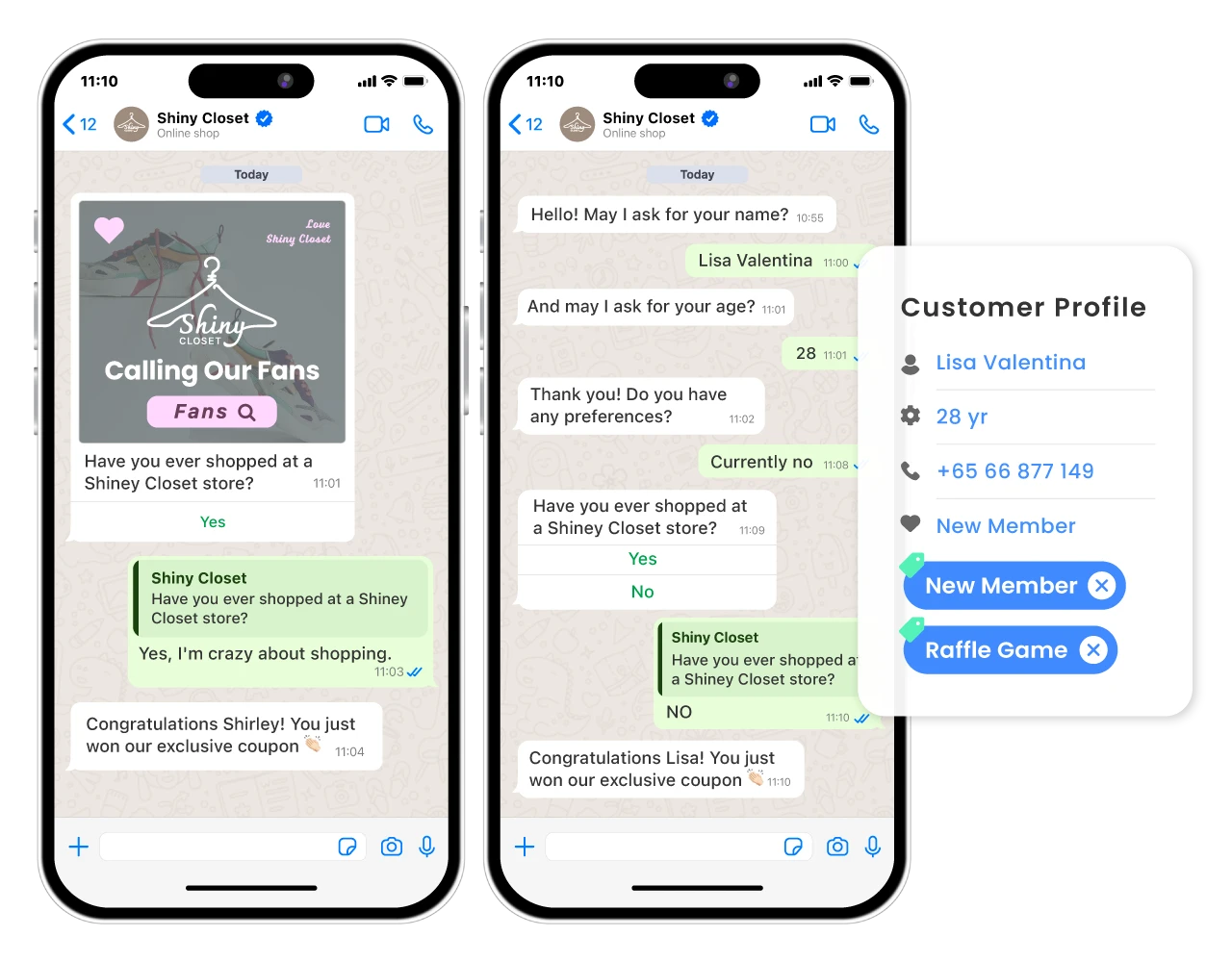 Build your Social CRM by utilising WhatsApp and Chatbot.