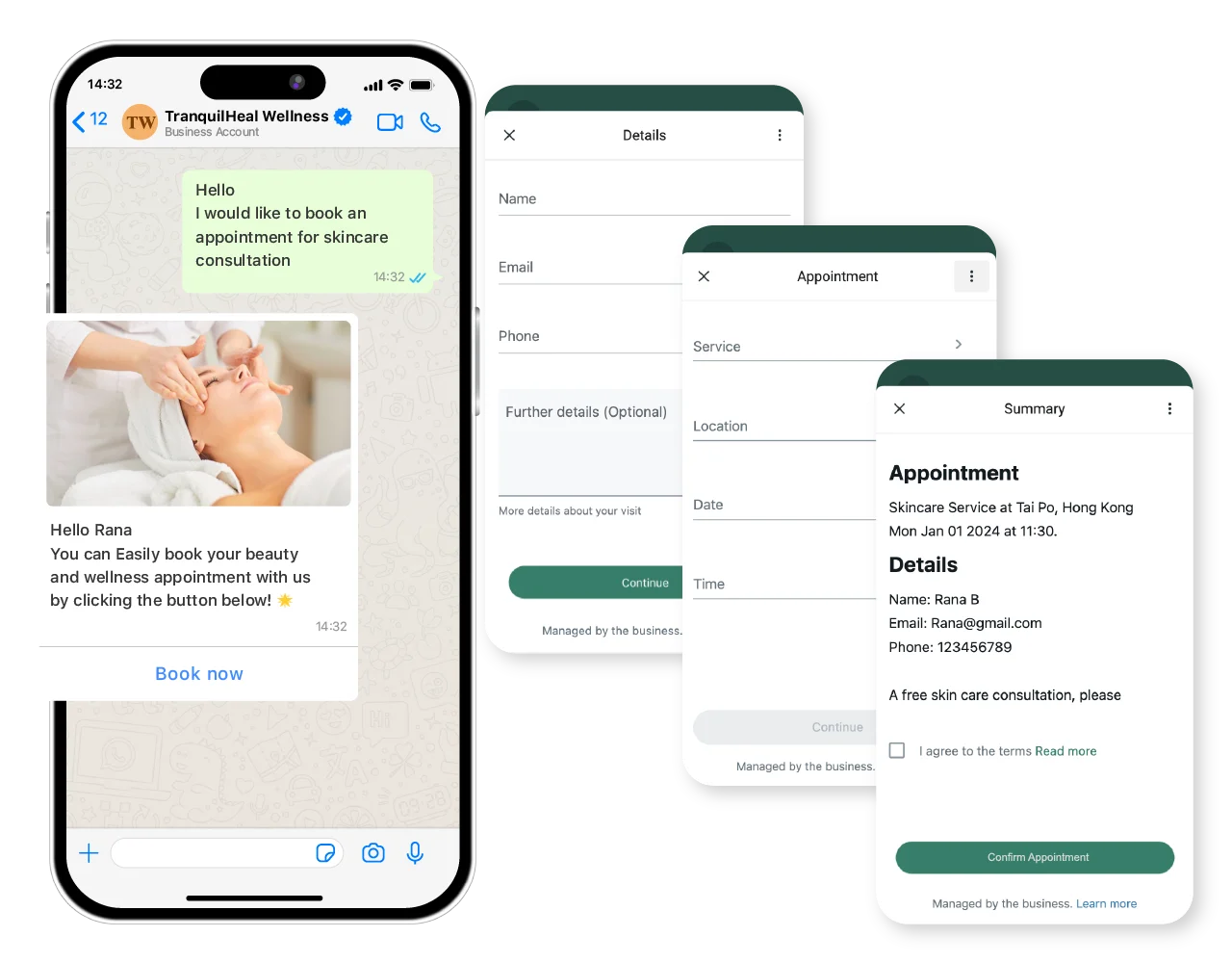 Simplify reservations, service bookings, and consultation scheduling directly within WhatsApp using Omnichat’s WhatsApp Flows