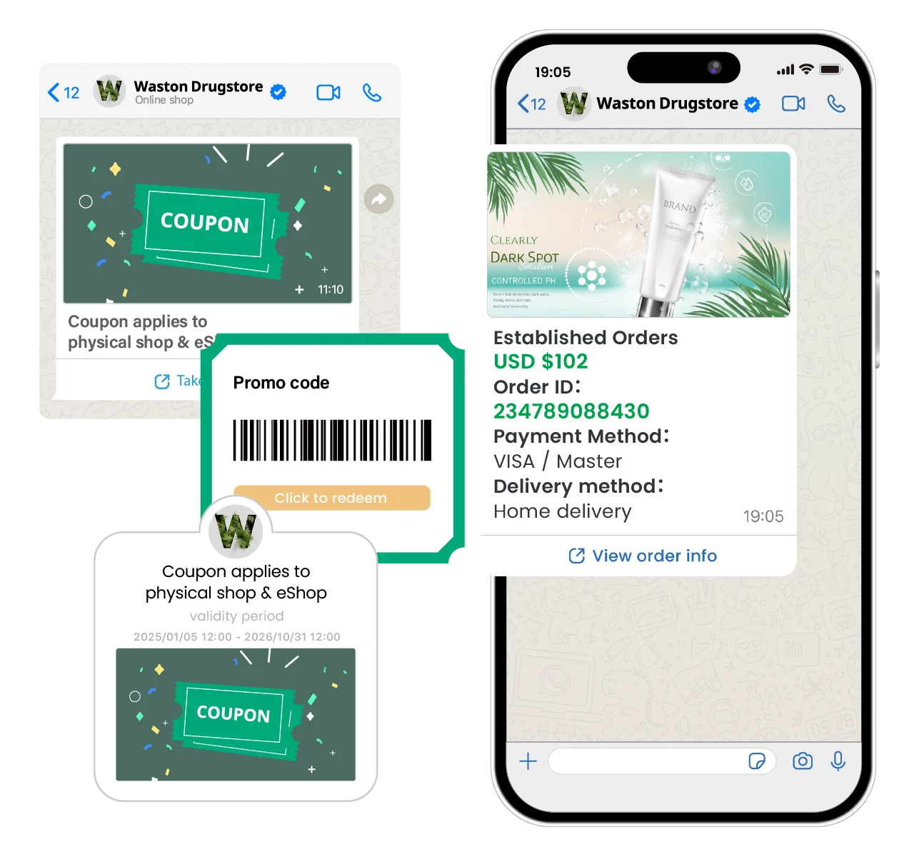 Collaborate with game promotions for discounts in WhatsApp.