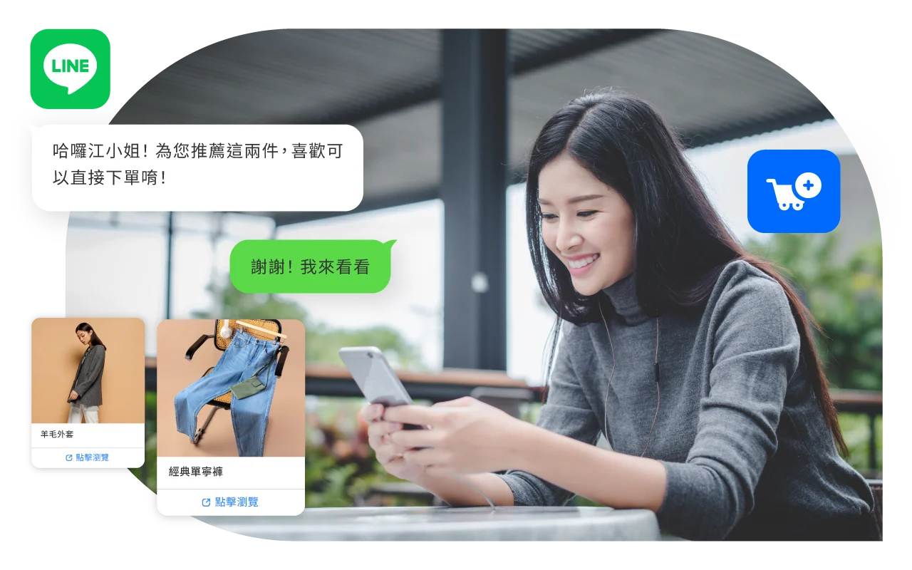 透過對話，把訪客轉化成顧客