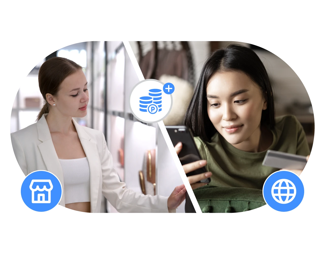 以點數鼓勵顧客消費，無論是線上或線下消費，顧客都可以透過簡單步驟賺點。