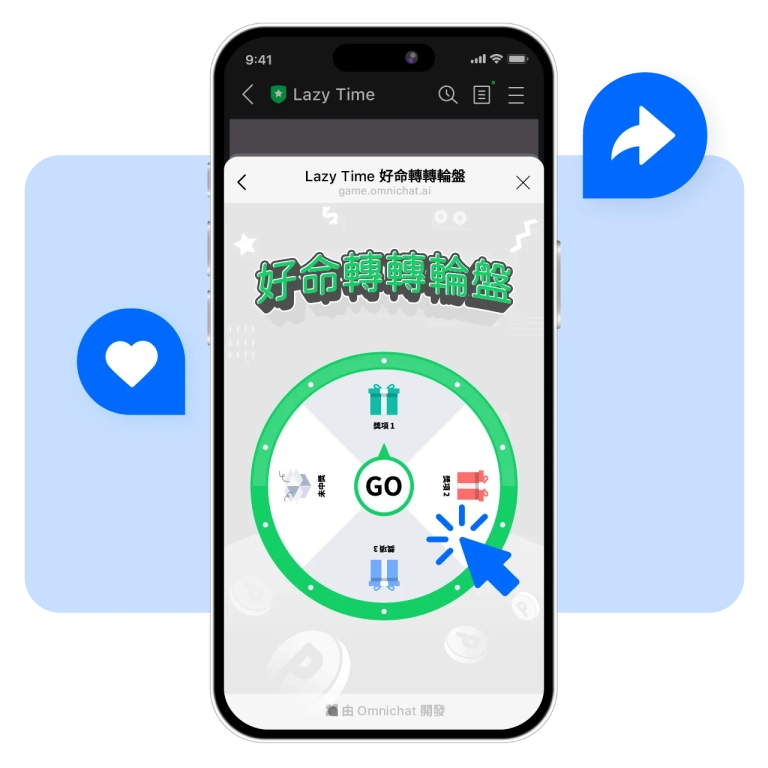 吸引顧客進一步遊戲互動，並增加購物轉單機會。